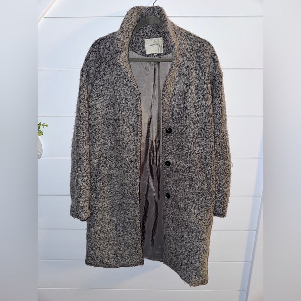 Selected Femme Wool Blend Trench Coat
Size 4 (36 EU) - Picture 3 of 7